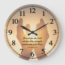 Religious Bible quota Versalizable Clock