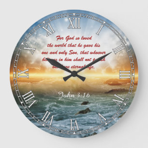 Grande Horloge Ronde Religious Bible quota Versalizable Clock