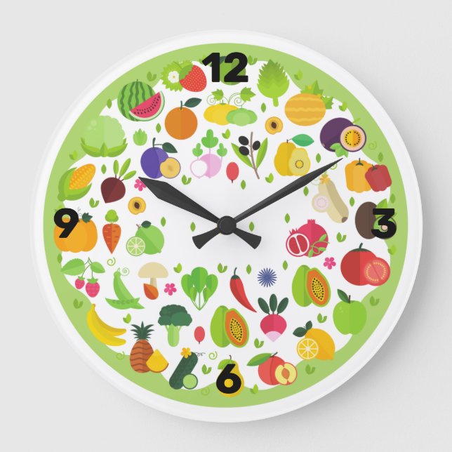 Grande Horloge Ronde Relógio de parede (Recto)