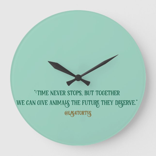 Grande Horloge Ronde Reloj De Pared (Recto)