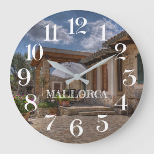 Grande Horloge Ronde reloj de pared casa de campo en Majorque