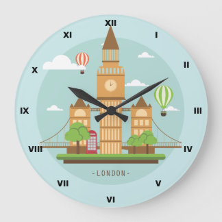 Grande Horloge Ronde Reloj de pared Londres 