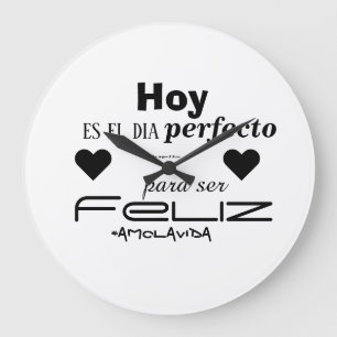 Grande Horloge Ronde Reloj motivacional