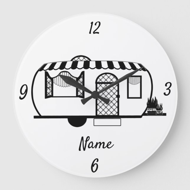 Grande Horloge Ronde Remorque caravane arrondie Thunder_Cove (Recto)