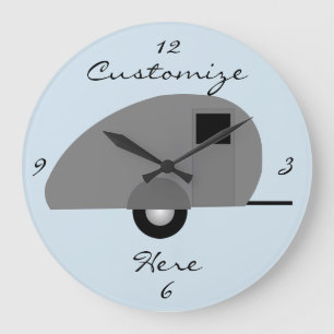 Grande Horloge Ronde Remorque minuscule Thunder_Cove de larme