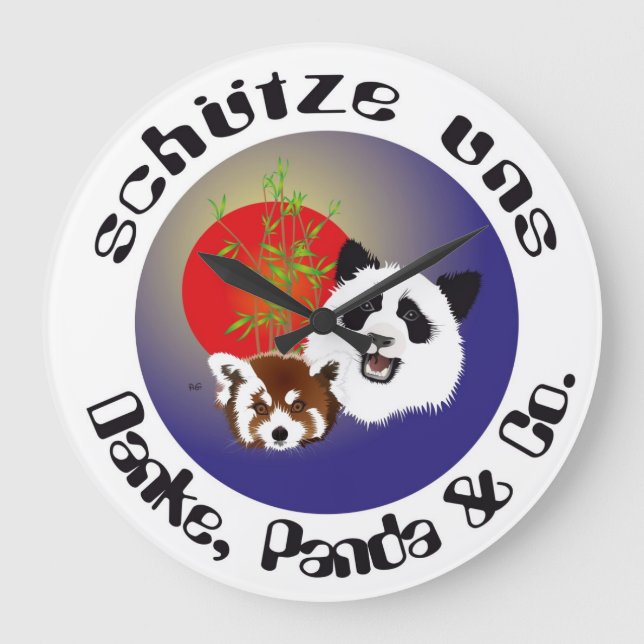 Grande Horloge Ronde Rencontre Panda (Recto)