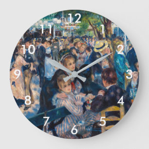 Grande Horloge Ronde Renoir - Danse au Moulin de la Galette
