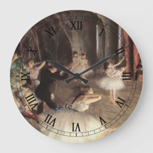 Grande Horloge Ronde Répétition sur la scène par Edgar Degas