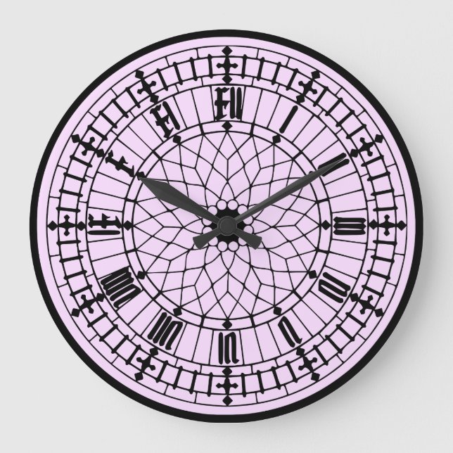 Grande Horloge Ronde Réplique Big Ben Iconique (Recto)