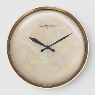 Grande Horloge Ronde Réplique Opale face Grand Central quartz