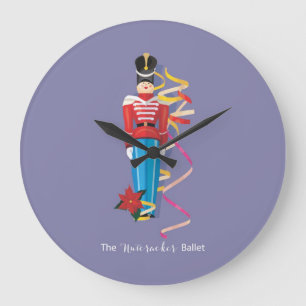Grande Horloge Ronde Représentation de ballet de danse de Casse-Noisett