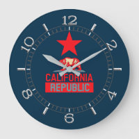 République de Californie en Rouge et Bleu