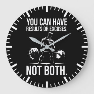 Grande Horloge Ronde Résultats ou examens - Gymnase Motivationnelle, en