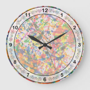 Grande Horloge Ronde Résumé - Crayon - Mardi Gras