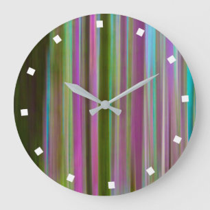 Grande Horloge Ronde Résumé de la forêt pluviale de Hoh au crépuscule