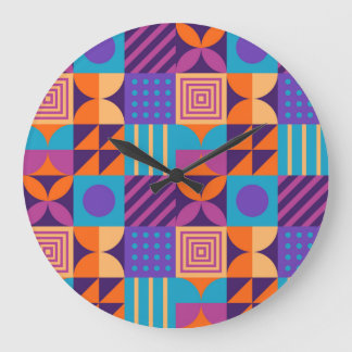 Grande Horloge Ronde Résumé Design, Fond d'écran, Poster Arrière - plan