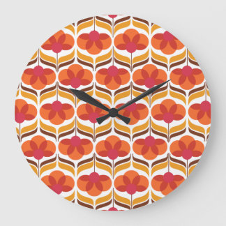 Grande Horloge Ronde Retro Klok