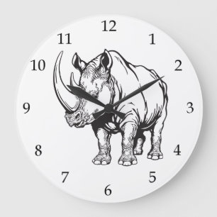Grande Horloge Ronde rhinoceros