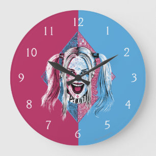 Grande Horloge Ronde Rire du peloton   Harley de suicide
