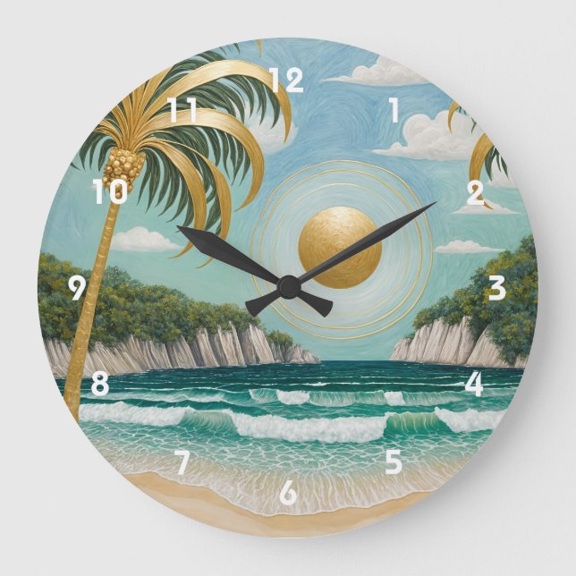 Grande Horloge Ronde Rives d'or (Recto)
