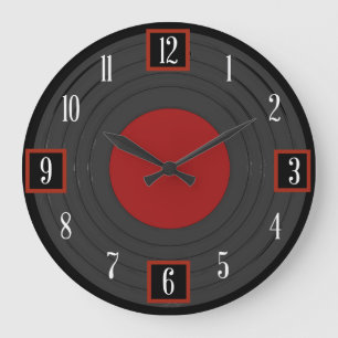 Grande Horloge Ronde Rock N Roll with Numerals