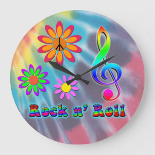 Grande Horloge Ronde Rock n'Roll