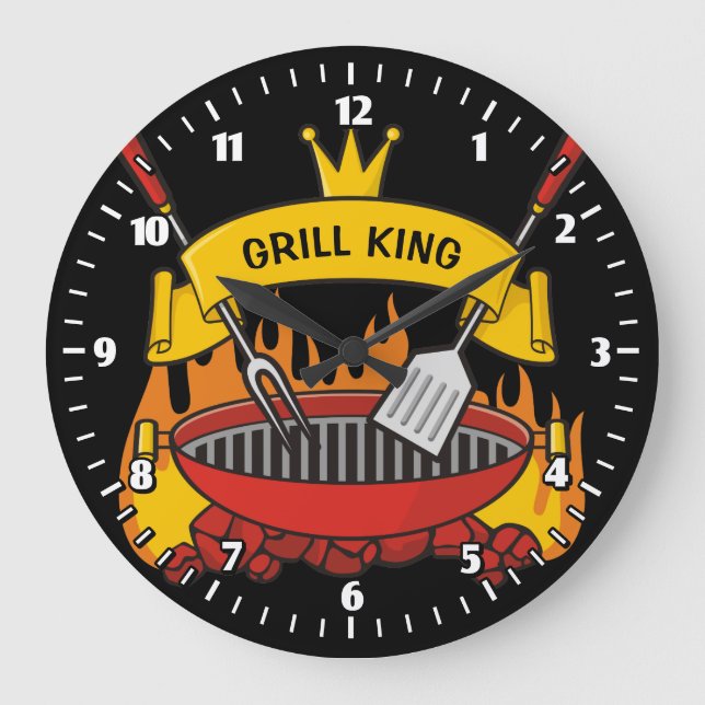 Grande Horloge Ronde Roi du Grill (Recto)