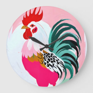 Grande Horloge Ronde Rooster