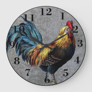 Grande Horloge Ronde Rooster