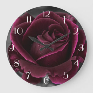 Grande Horloge Ronde Rose de Bourgogne