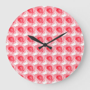 Grande Horloge Ronde Rose rose