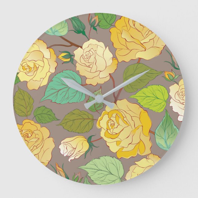 GRANDE HORLOGE RONDE ROSES 3 (Recto)