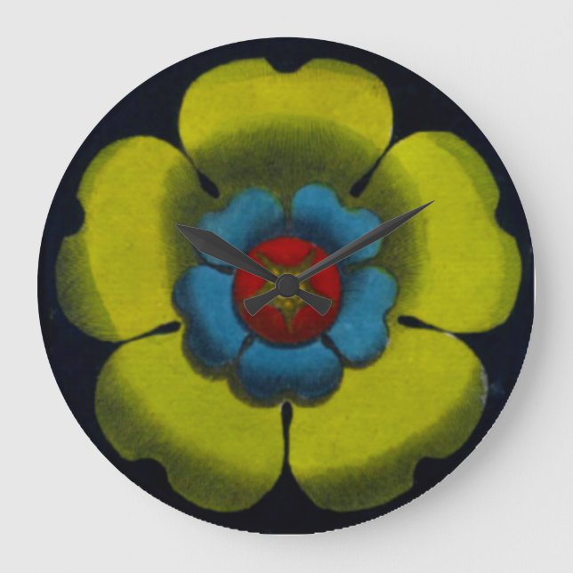 Grande Horloge Ronde Rosette architecturale n° 6 (Recto)