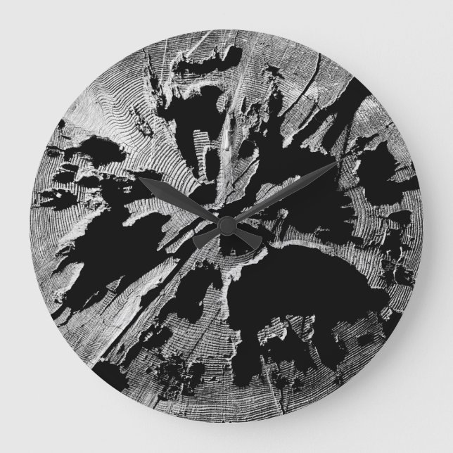 Grande Horloge Ronde Rotten Log Round Clock (Recto)
