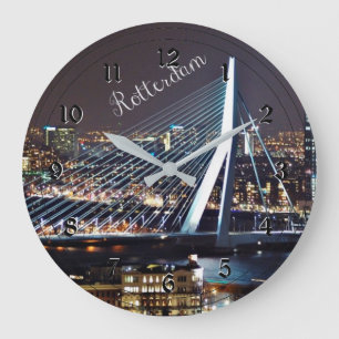 Grande Horloge Ronde Rotterdam cityscape