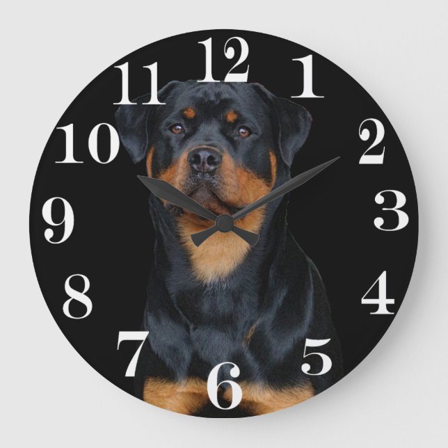 Grande Horloge Ronde Rottweiler (Recto)