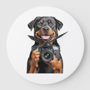 Grande Horloge Ronde Rottweiler  