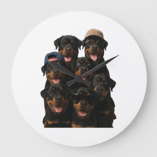 Grande Horloge Ronde Rottweiler