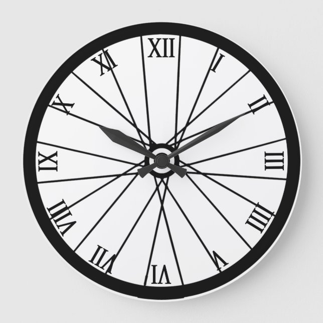 Grande Horloge Ronde Roue à vélo (Recto)