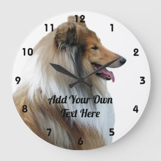 Grande Horloge Ronde Rough Collie Sheep Dog