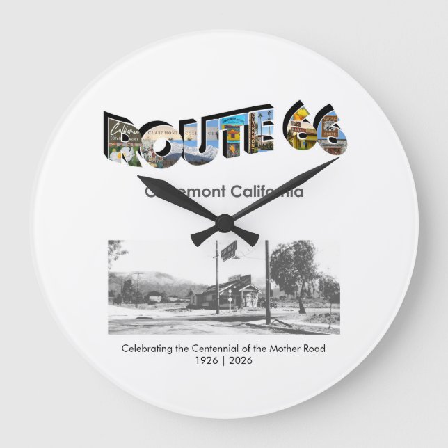 Grande Horloge Ronde Route 66 Clock (Recto)