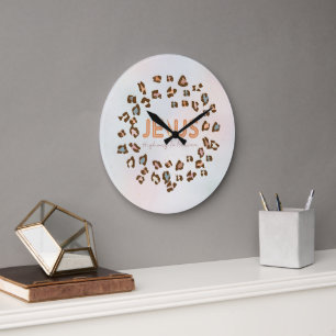 Grande Horloge Ronde Route Jésus vers le ciel