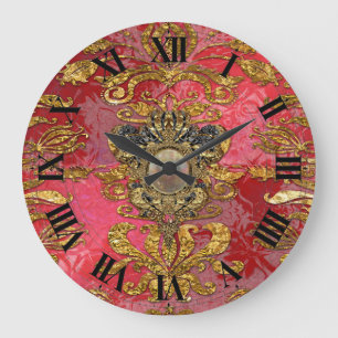 Grande Horloge Ronde Roxanpheaz Chic Victorian