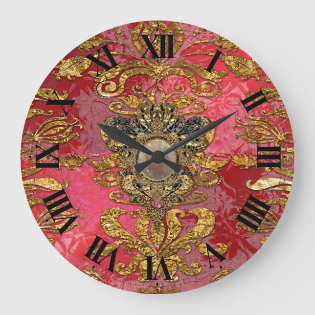 Grande Horloge Ronde Roxanpheaz Chic Victorian (Recto)