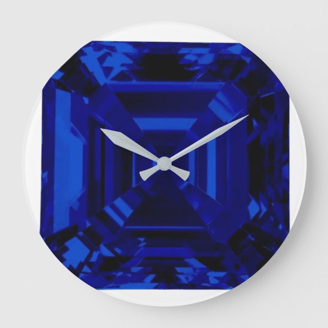 Grande Horloge Ronde Royal Bleu Rectangulaire Sapphire Bleu Grande horl (Recto)