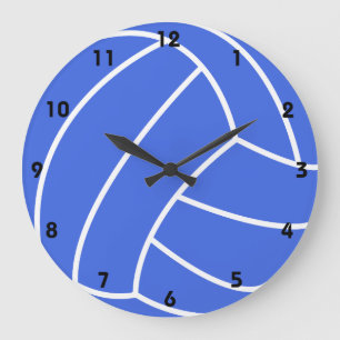 Grande Horloge Ronde Royal Blue and White Volleyball