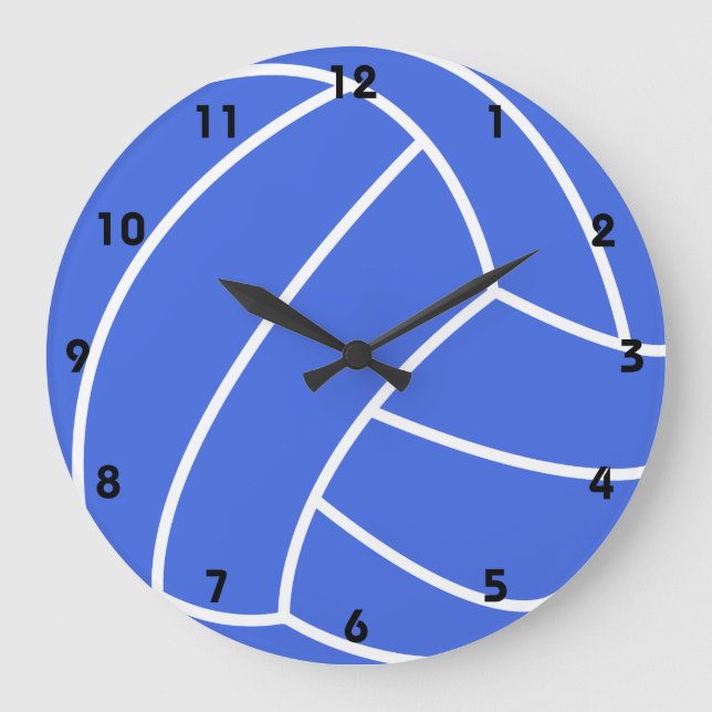Grande Horloge Ronde Royal Blue and White Volleyball (Recto)