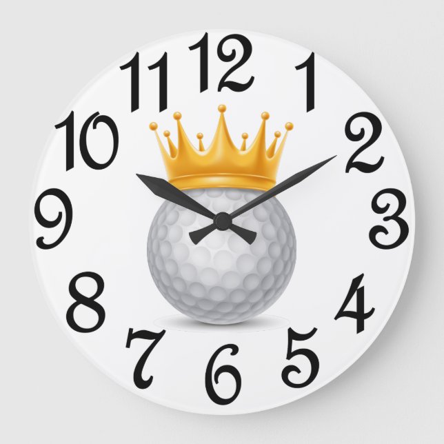 Grande Horloge Ronde Royauté du golf (Recto)