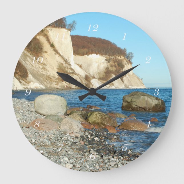 Grande Horloge Ronde Runde Wanduhr Kreidefelsen auf Rügen (Recto)