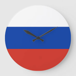 Grande Horloge Ronde Russia Flag